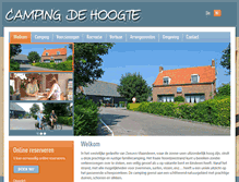 Tablet Screenshot of dehoogtecadzand.nl